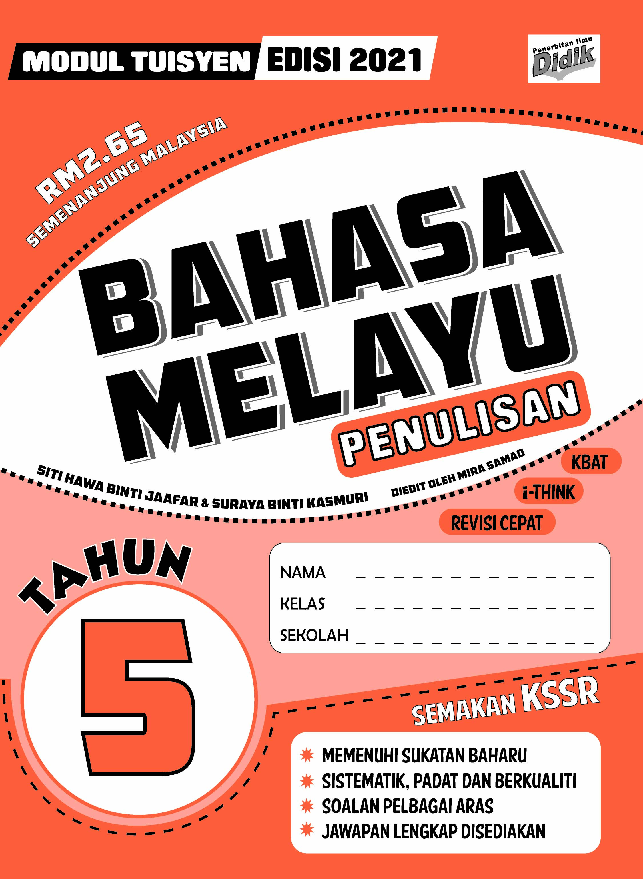 Soalan English Tahun 5  Kertas Soalan Bahasa Melayu Penulisan Tahun 5